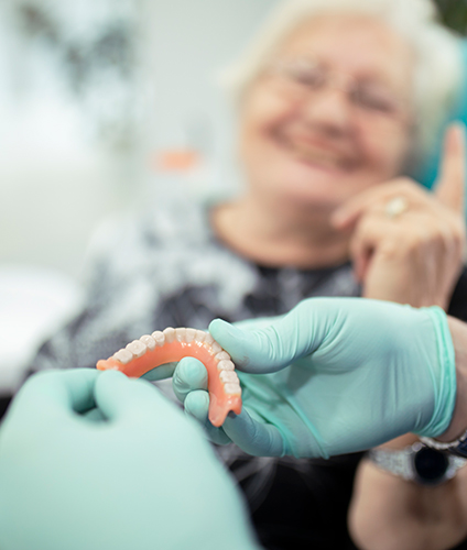 Will Removable Dentures Fall Out Image